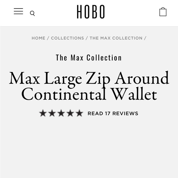 HOBO International Zip Around Wallet Brown Max Large - Picture 10 of 12